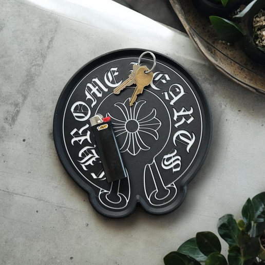 🥰 Chrome Hearts Catch All Tray - HANDMADE ORGANIZER FOR KEYS